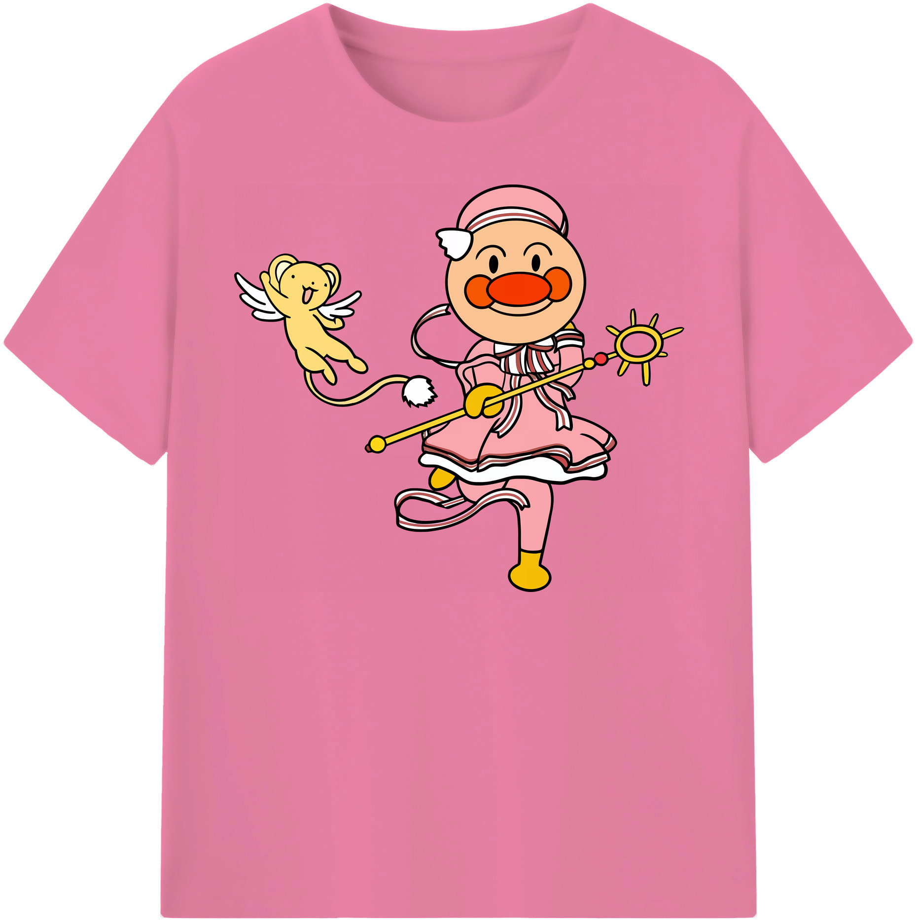 （画像用） アンパンマン Anpanman 綿100％半袖Tシャツ（フロントプリント）